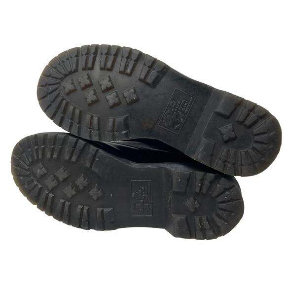 Women's Dr. Martens 1460 Serena Faux Fur Lined Lace Up Boots - Black - Size 6 - Picture 8 of 9